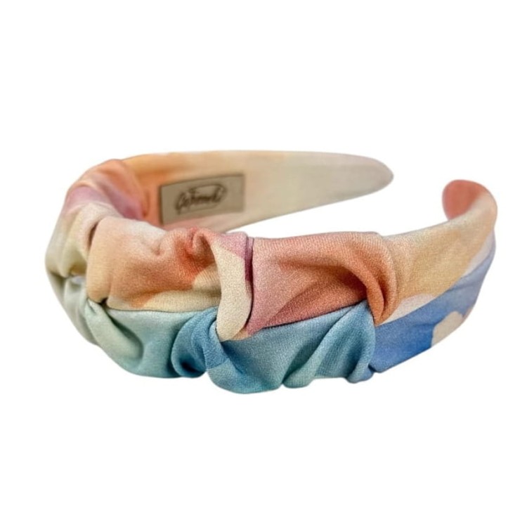 opaska do włosów damska dziewczęca Letnie Niebo.JPEG