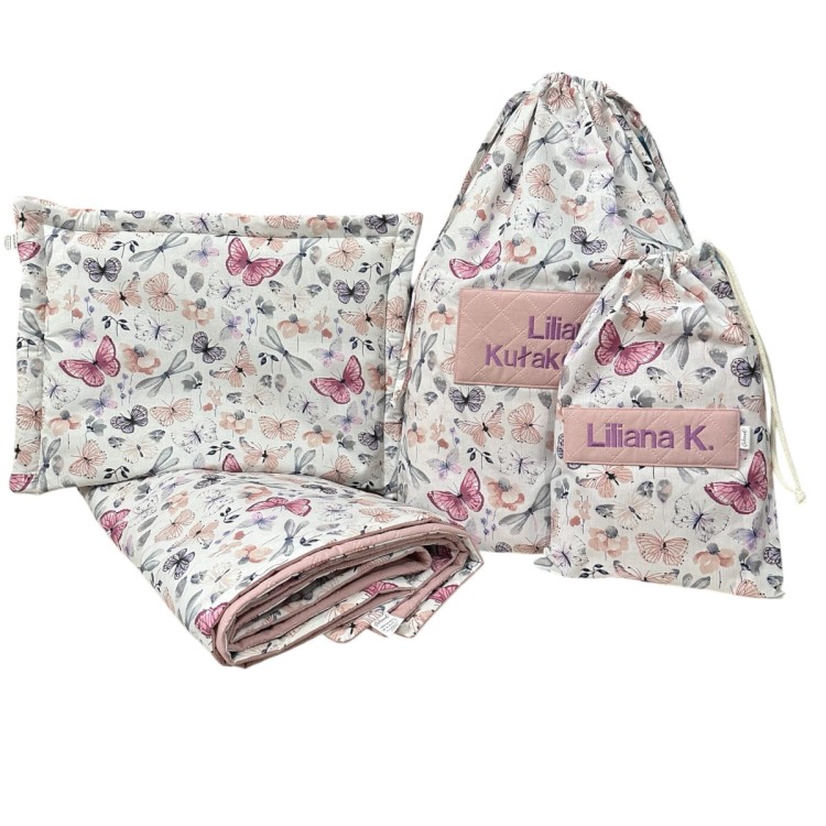 pościel do przedszkola żłobka motylki.JPEG