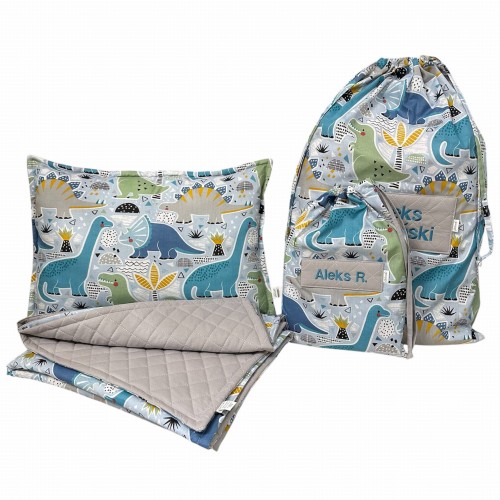 Pościel do przedszkola żłobka dinozaury