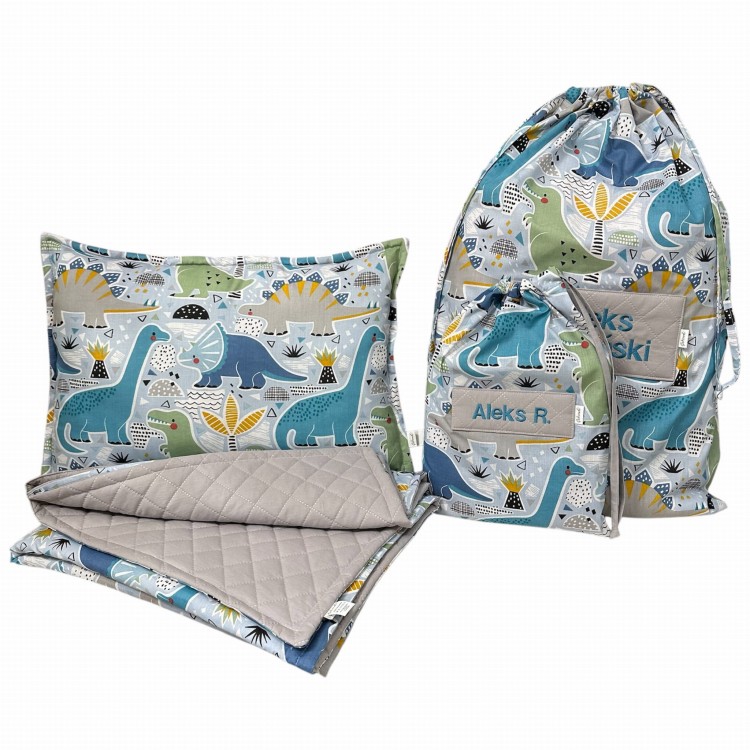 Pościel do przedszkola żłobka dinozaury