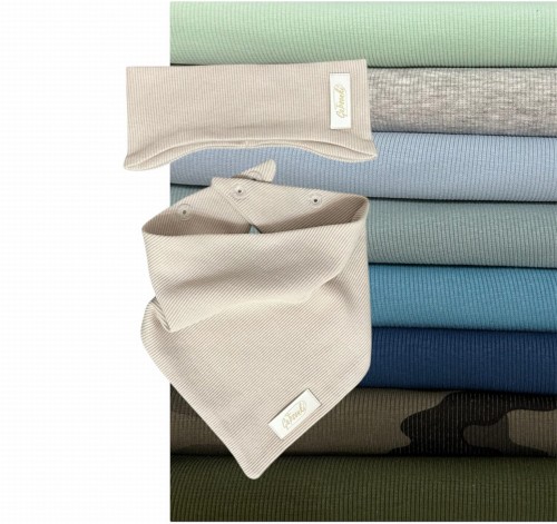 opaska profilowana i apaszka na szyję zapinana na napy