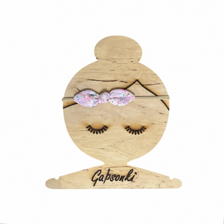 opaska bezuciskowa kokardka dla dziewczynki