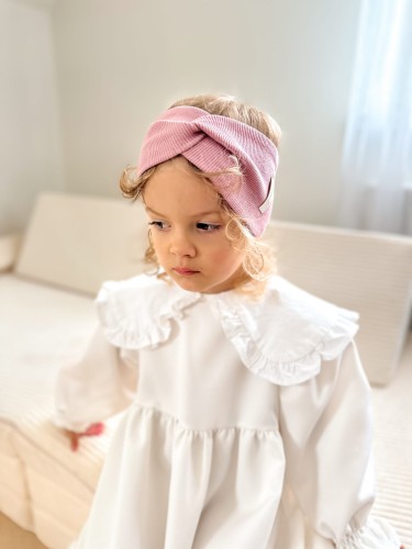 szeroka opaska zaplatana dla dziewczynki handmade gabsonki