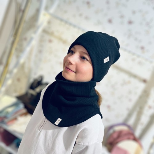 Czapka i komin unisex dla młodzieży i dorosłych