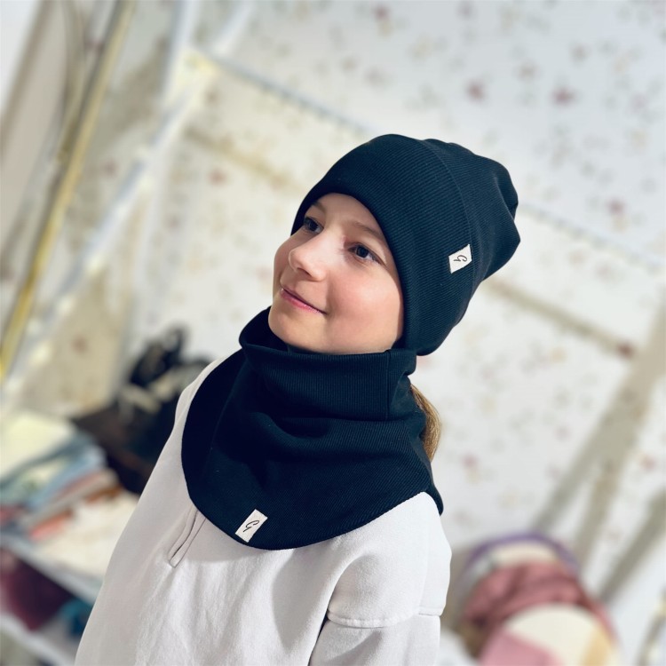 Czapka i komin unisex dla młodzieży i dorosłych