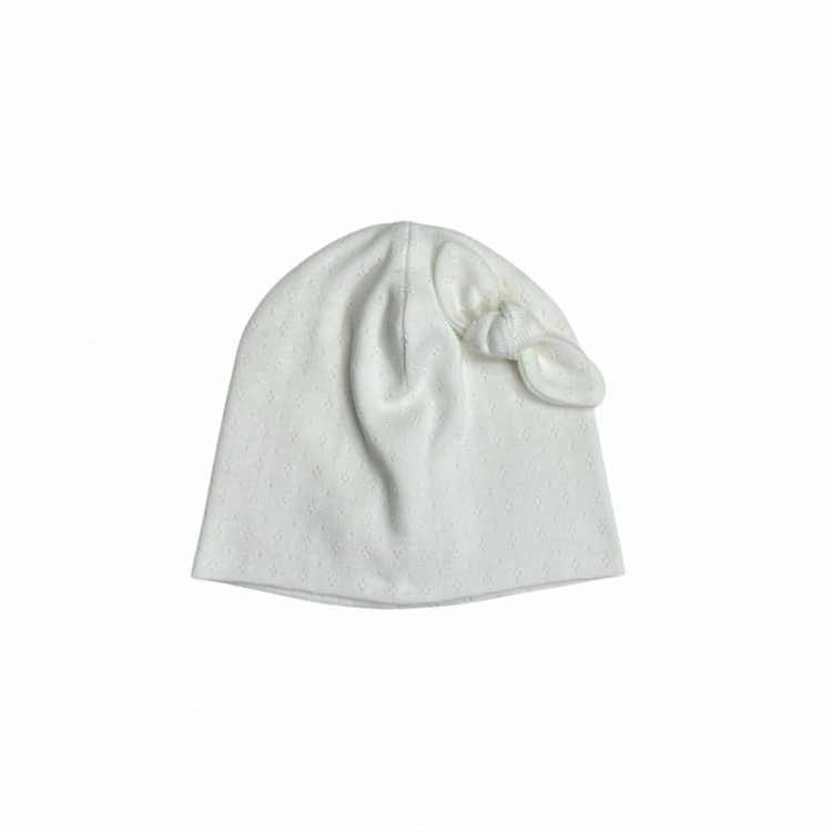 Czapka dla dziewczynki, niemowlę, noworodek, bawełna, Handmade