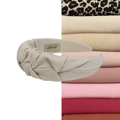 Opaska do włosów dla kobiety lub dziewczynki elastyczna marszczona niepękająca