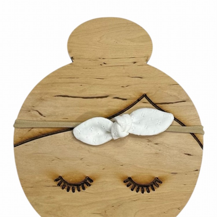 kokardka opaska bezuciskowa dla niemowlaka i dziewczynlki