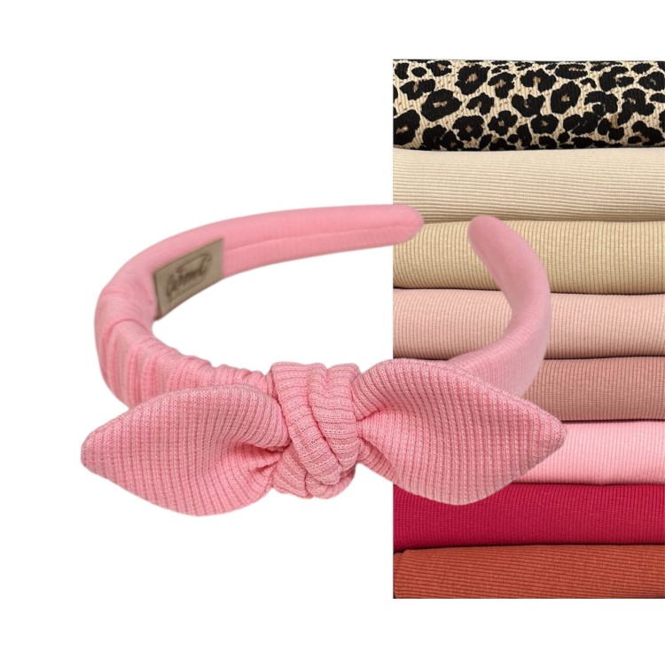 Opaska do włosów z kokardką damska dziewczęca