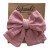 Spinka do włosów | kokardka muślinowa | Brudny róż