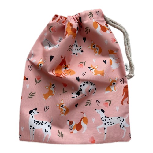 Worek do szkoły lub przedszkola dla dziecka z podpisem