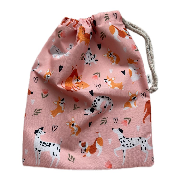 Worek do szkoły lub przedszkola dla dziecka z podpisem