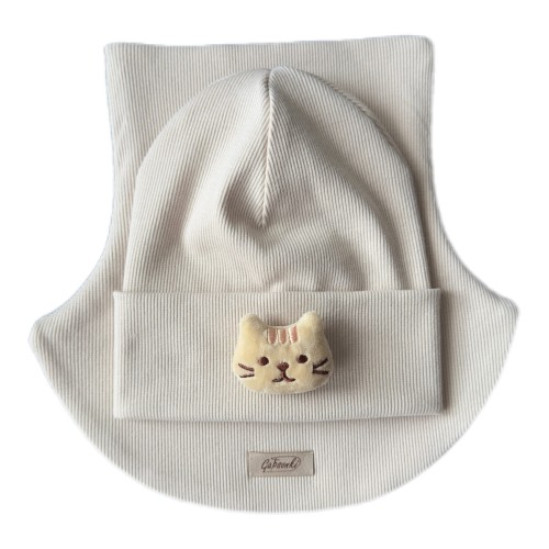 czapka komin prążek komplet jesień.JPG