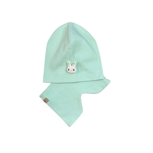 zestaw wiosenny czapka z króliczkiem komin dla dziewczynki4.JPG