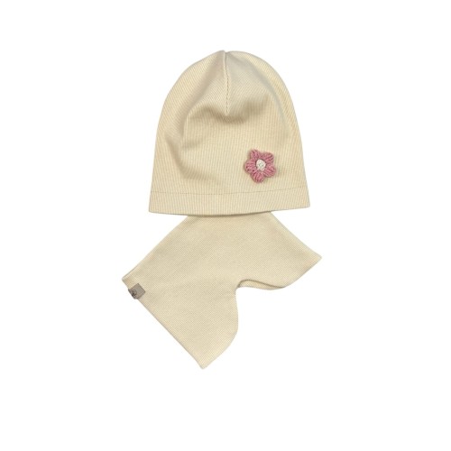 zestaw czapka z kwiatuszkiem komin dla dziewczynki4.JPG