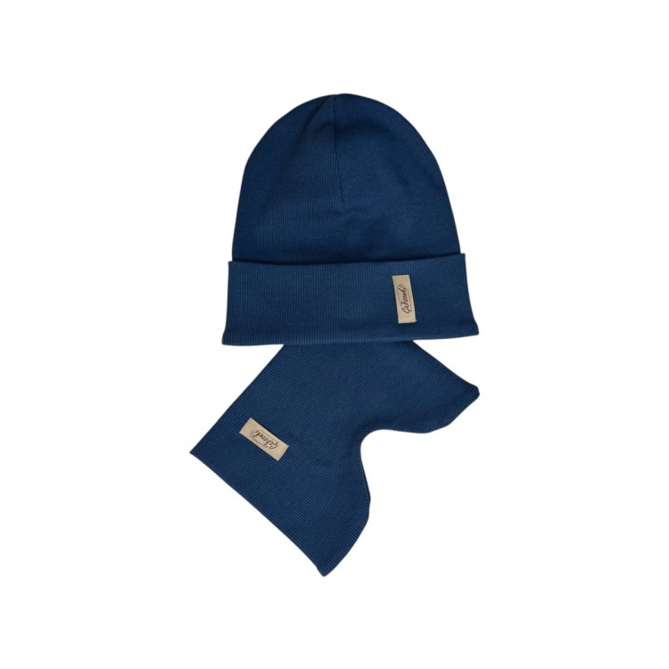 zestaw wiosenny chłopięcy prążkowany denim.JPG