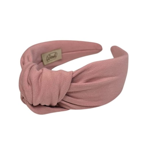 opaska do włosów z supełkiem dla kobiety dziewczynki antyczny róż.JPG